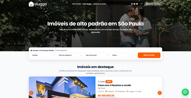 Layout do Aluggo 1